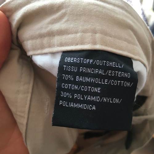 TCM hiking working pants, size L, beige