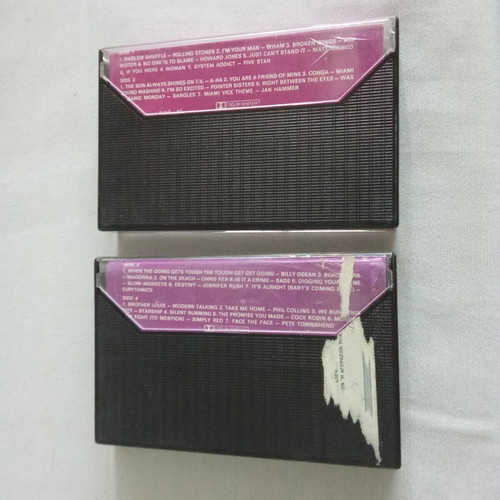 Hits 4 Big In Japan Miami Vice Aha Audio Tape double cassette used 1980s