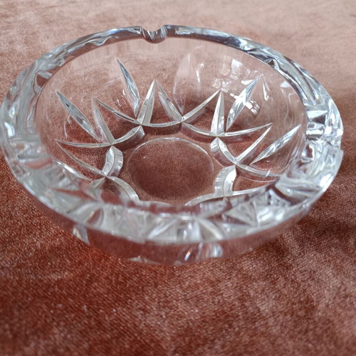 Vintage Italian crystal container like new by Royal Cristal Rock