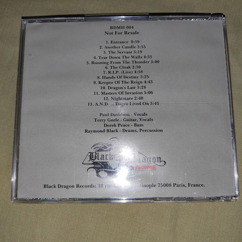 Heir Apparent Graceful Inheritance CD used, 1998 cult metal album