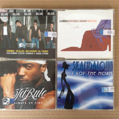 Set of 36 used CD singles Pop, Rock, Dance, Soul