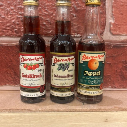 Berentzen liqueur miniatures new, set of 3x50ml