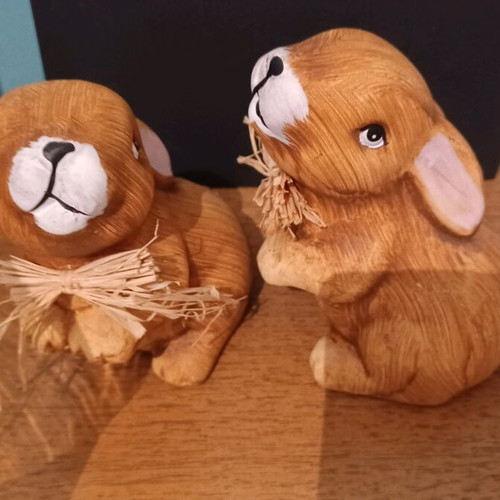 Decorative rabbit like new