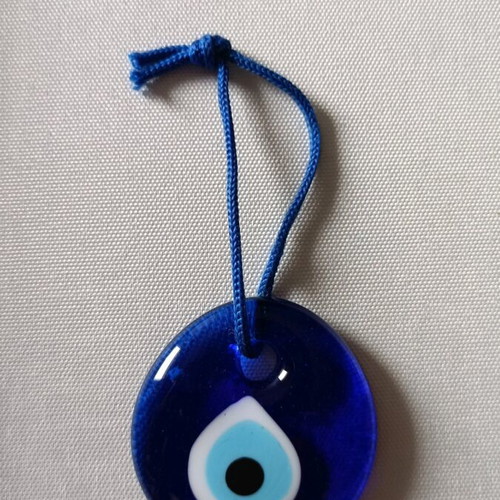 Decorative blue evil eye like new
