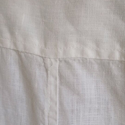 Reporter men's linen shirt white like new, size L