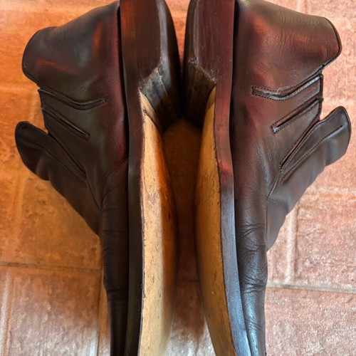 Fetri leather men's shoes used, black, size 43