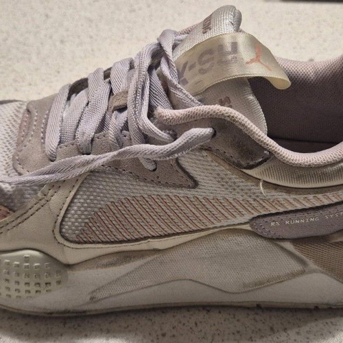 Puma RSX Running System women's size 36 like new, beige and pink