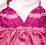 Staff Jeans & Co Vintage Y2K Pink Tie-Dye Halter Neck Top like new