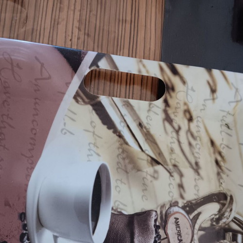 Serving tray like new with coffee images