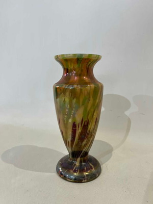 Βάζο Kralick Millefiori vintage μεταχειρισμένο 20x9 με μικρό σπάσιμο