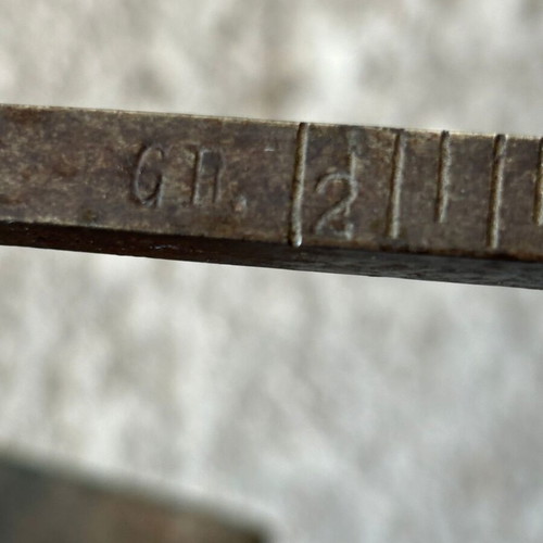 Antique scale used in original condition