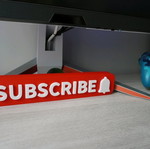 Subscribe button 3D logo new