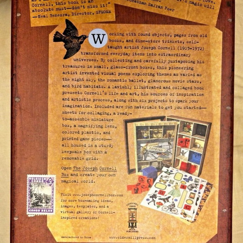 Joseph Cornell Box art book kit unused, collectible