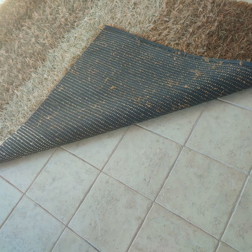Shaggy rug 170x240cm like new, brown and beige