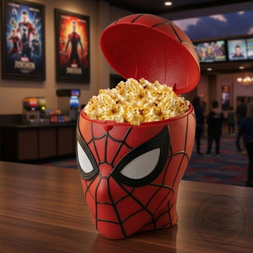 Spider-Man Popcorn Bucket 3D printed made to order