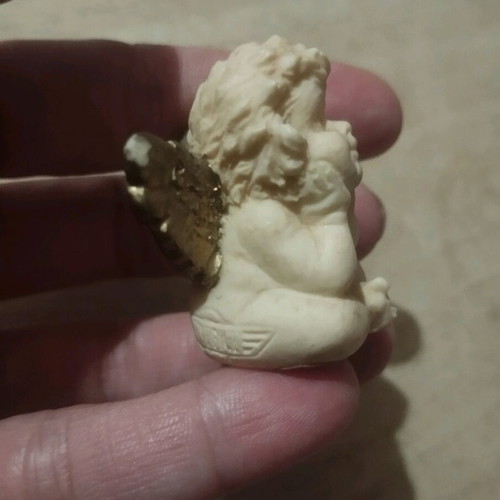 Handmade angel figurine used, ceramic, from Venice