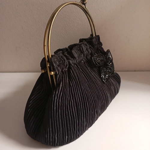 Mick Gwen evening handbag used, black