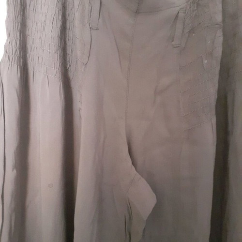 Salvari like new 100% viscose pants grey and beige sizes L and XL