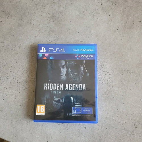 Hidden Agenda PlayStation 4 new with booklet
