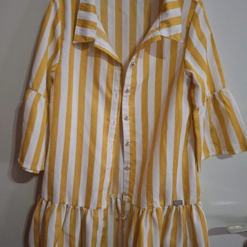 Miss Ebita striped dress shirt for 6 years old, like new