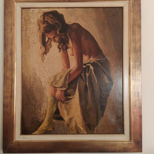 Angel Miguel Tejera oil painting 1971 like new