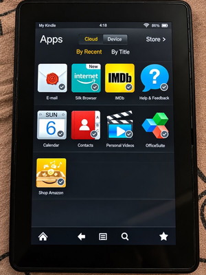 Amazon Kindle Fire 7" tablet 1ης γενιάς D01400, 8GB, μαύρο