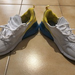 Athletic shoes used, size 41, white