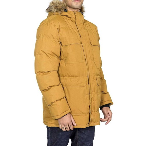 Trespass Men's Padded Parka Jacket new, golden brown, size M-L