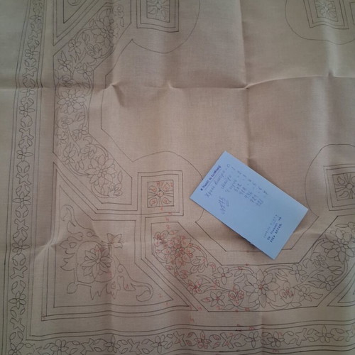 Stamped embroidery square 90×90, new