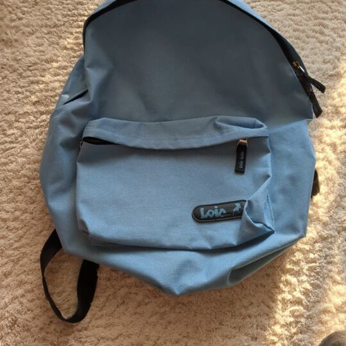 Lois backpack used, turquoise color