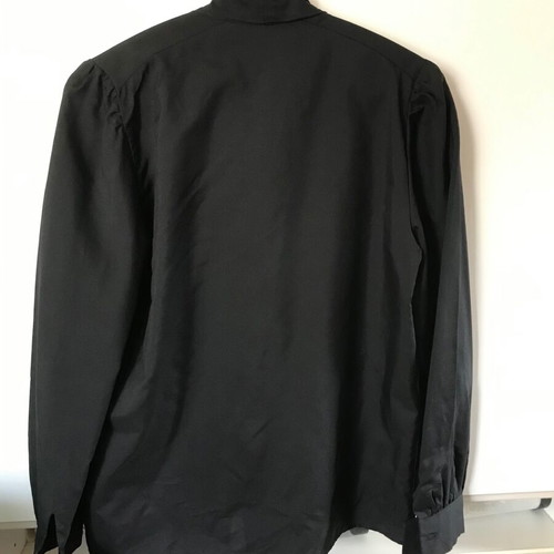 Vintage black shirt used, size XL 42, polyester