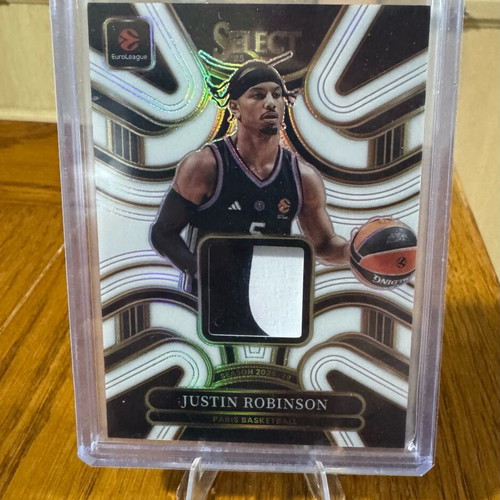 Justin Robinson Patch /49 basketball card