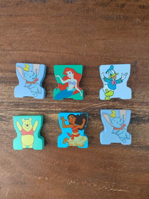 Lidl stacks καινούργια φιγούρες Dumbo, Γουίνι, Αριέλ, Donald Duck, Βαϊάνα, πακέτο 12
