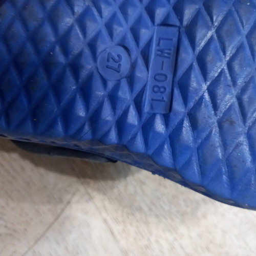 Blue slippers size 27 like new