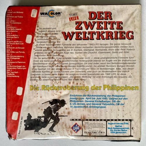 World War II film used, recapture of the Philippines