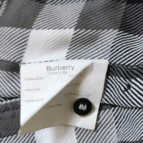 Burberry London shirt size M like new, gray and blue