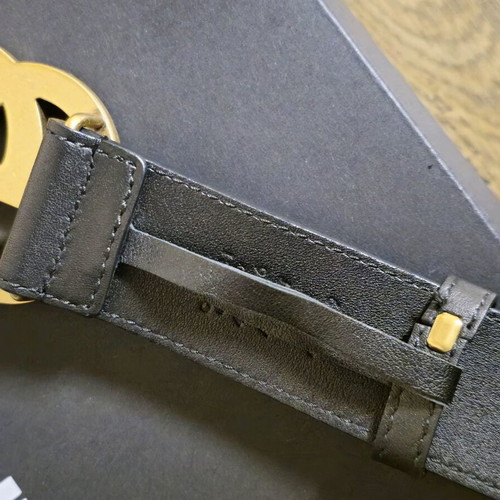 Gucci GG Marmont thin belt like new, black and gold, size 80cm