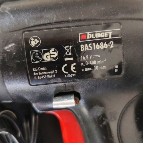 Budget BAS1686-2 drill driver used for spare parts