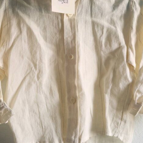 Guy Laroche baby clothing set 2 pcs 100% linen new with tags