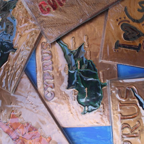 Copper handmade art piece