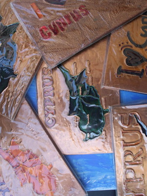 Copper handmade art piece