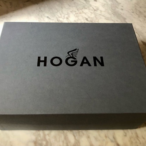 Hogan H597 sneakers new, size 39, beige and green