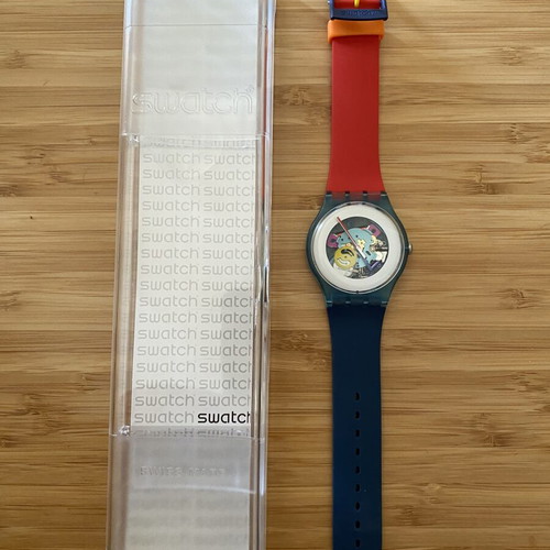 Swatch New Gent Lacquered 2012 skeleton watch like new