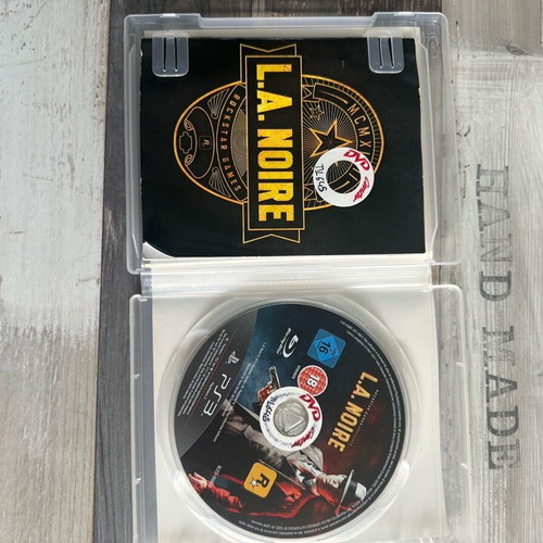 L.A. Noire PS3 game with manual by Rockstar Games