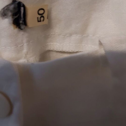 Linen pants white like new, size 50