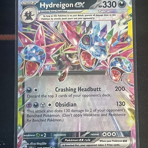 Hydreigon ex Pokemon TCG card like new