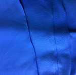 Thin fleece-backed fabric blue, like new, 2 large pieces