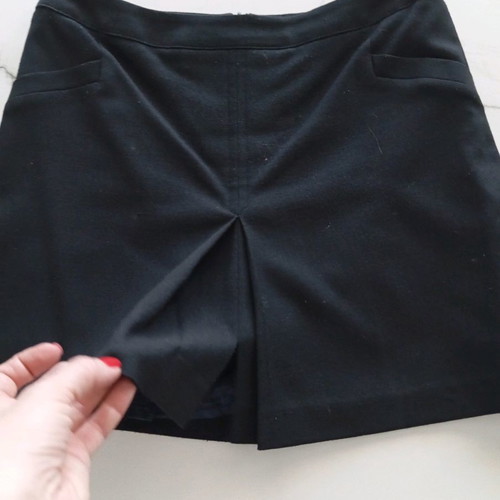 Mini skirt with box pleat used, No Small, Madlen, size S
