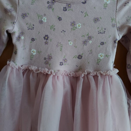 Floral dress Sinsay 104 cm like new, purple