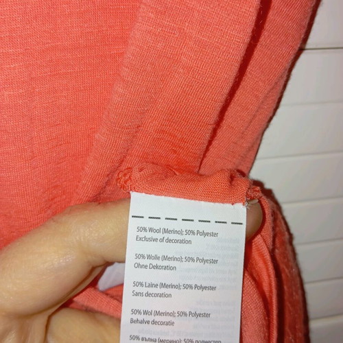 Super.natural Merino size S like new, orange